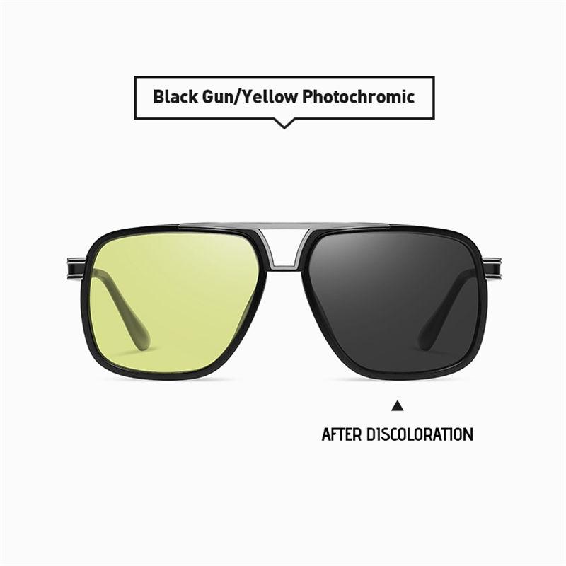 AORON Fashion Photochromic Polarized Sunglasses for Men Women Outdoor Sports UV400 Anti Glare Driving Fishing Glasses