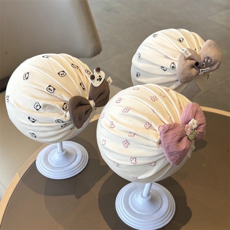 Baby Herbst Winter Schmetterling Schleife Mütze Mit Atmungsaktiver Wärme Für Neugeborene