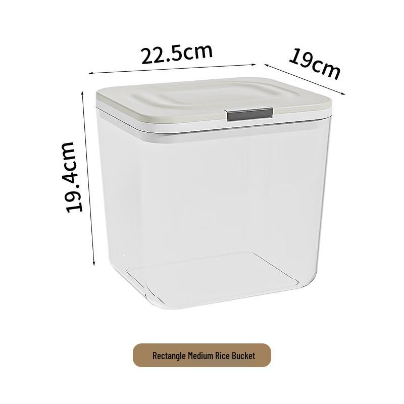 ZISIZ 8L Sealed Rice & Grain Storage Bin