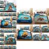 Ocean Maui Moana Bedding Set 3d Design Cartoon Duvet Cover Pillowcase King Queen