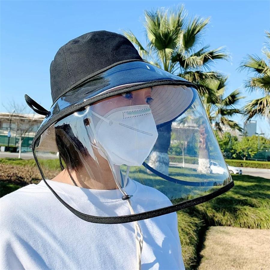 3 Stück Spuckschutzhut Maskenabdeckung Outdoor Fischerhut Maske