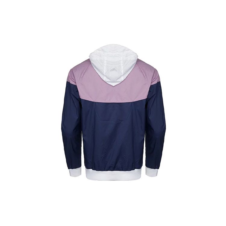 Nike Windrunner Color Block Sports Jacket Men Jacket White Blue Pink 727325-103