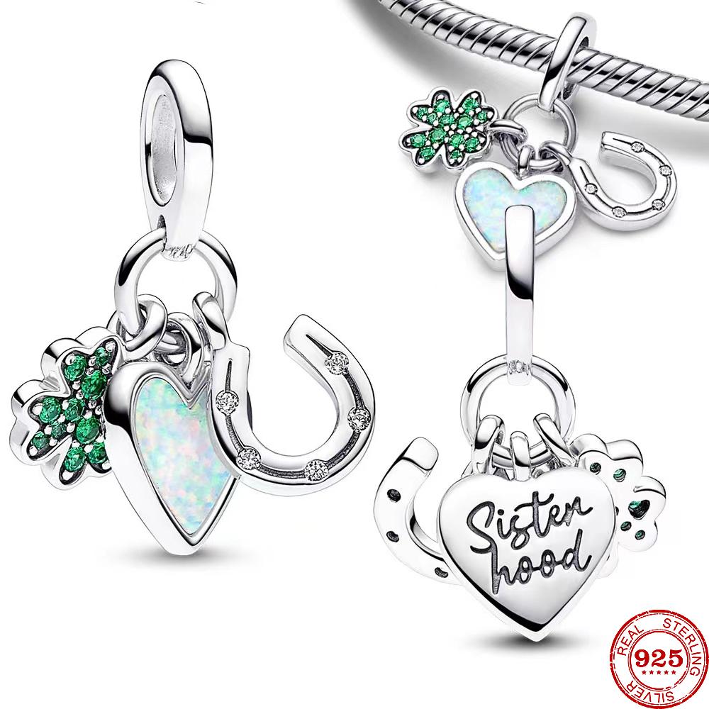 New Collection Series Sunflower Bouquet Daisy Clover Charm Bead Fit Original Bracelet Diy Accessories Gift For Women