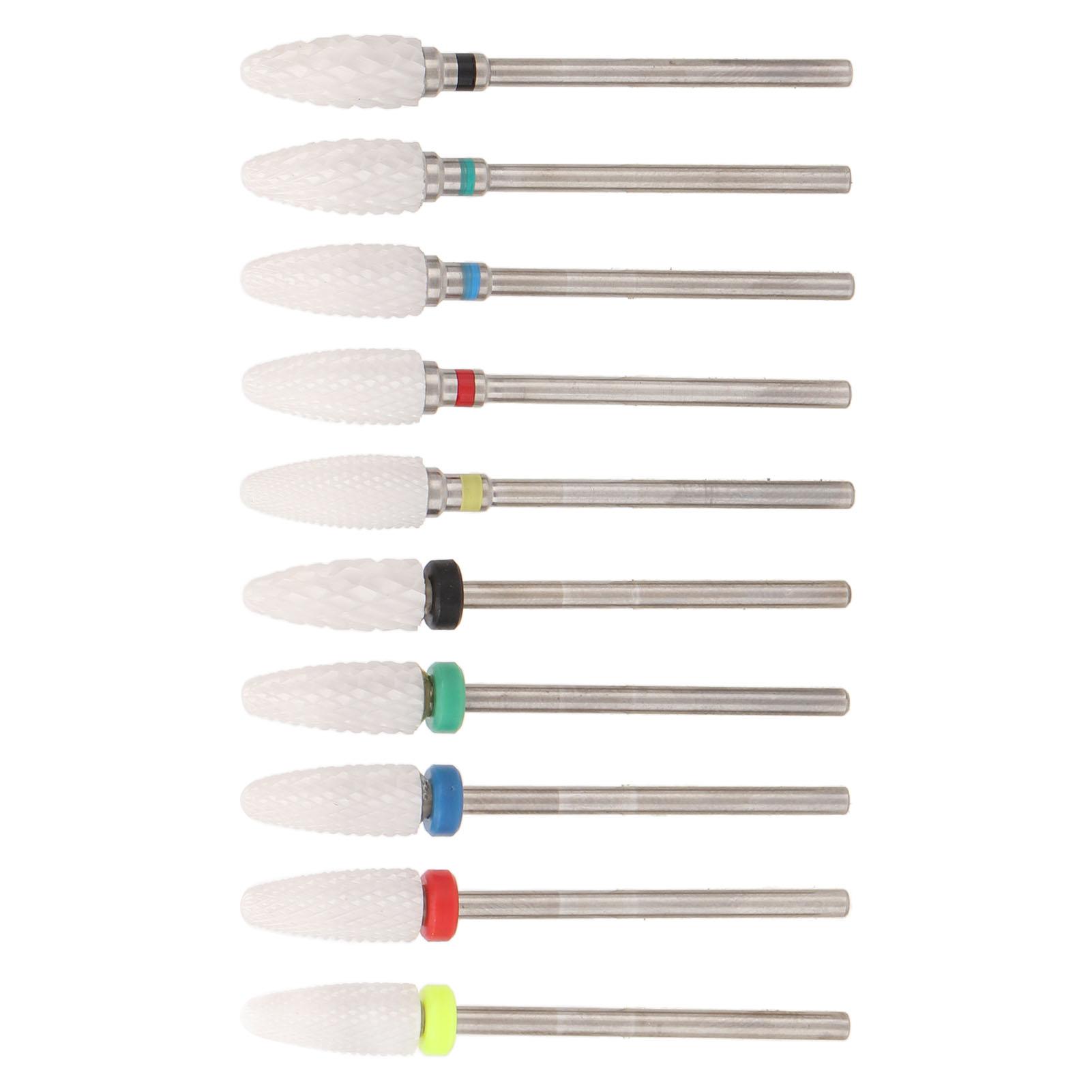 

10 шт. Органайзер-подставка для дисплея насадок для ногтей с 20 отверстиями, инструмент для маникюра для шлифовки и чистки