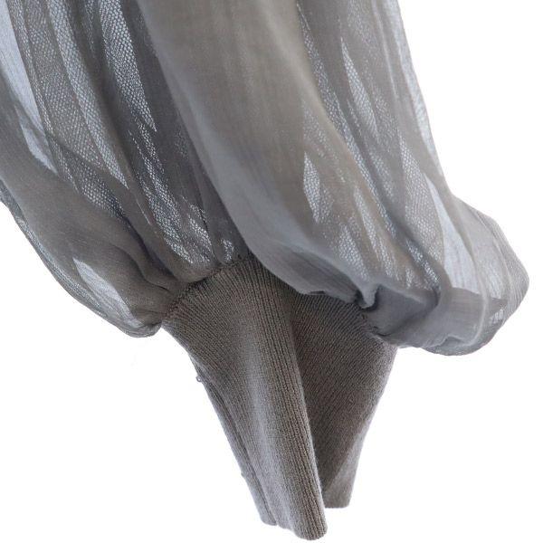 FRAY I.D Long sleeve Sheer knit F gray Cut Women Used