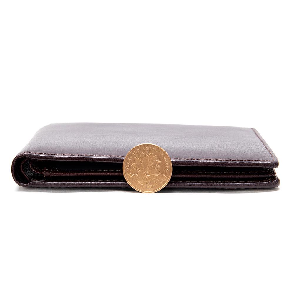 Malunt Men's 2023 Cowhide Bifold Wallet & Coin Purse