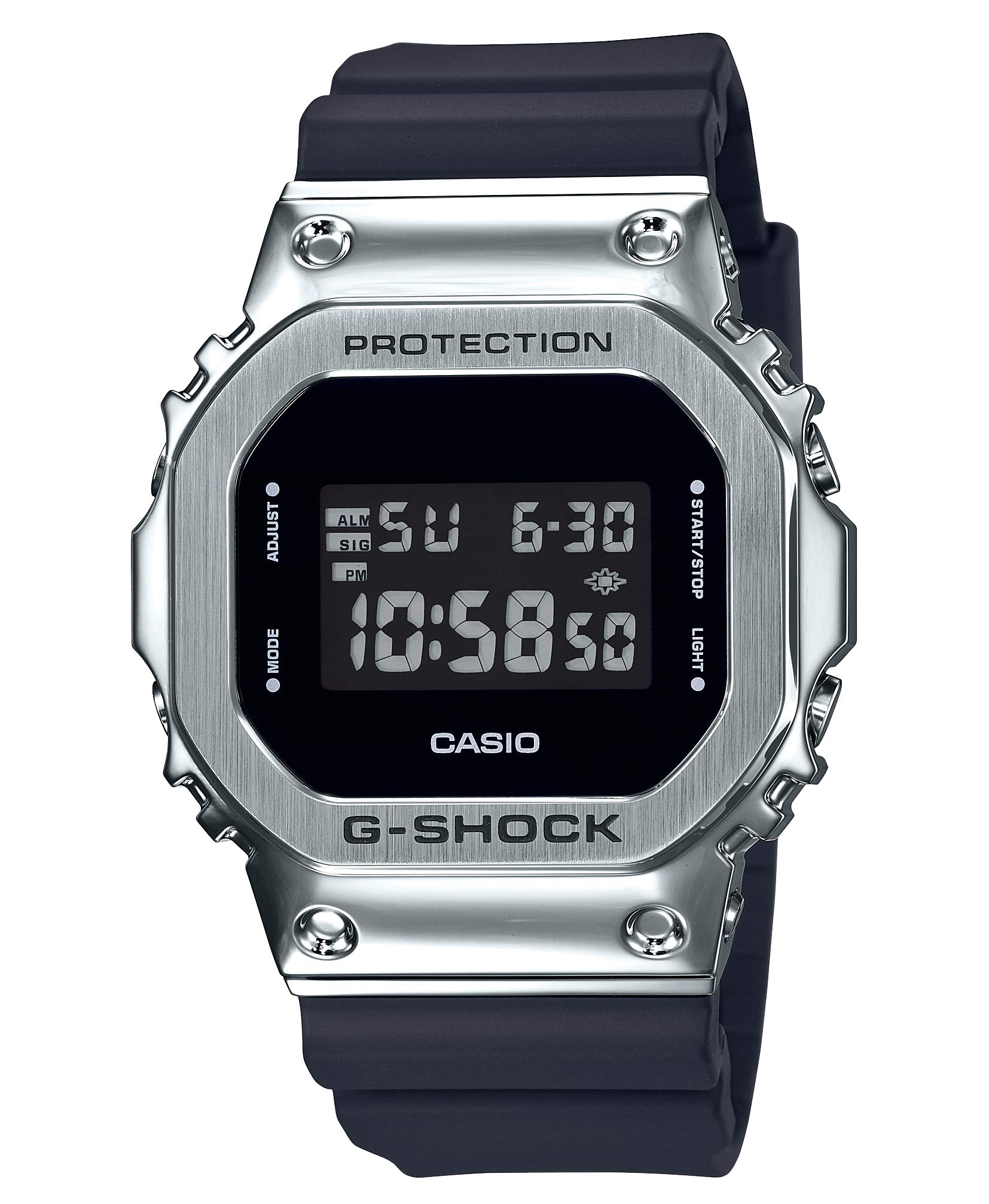 

Мужские часы Casio G-Shock GM-5600-1JF с черным металлическим корпусом,