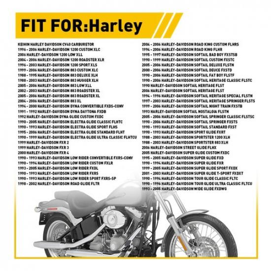 Rebuild Kit For Keihin CV Carb Harley Davidson XL883 XL1200 CV 40 Carburetor Kit