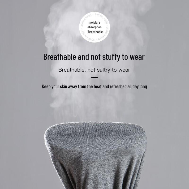 Langsha Men's Antibacterial Cotton Boxer Briefs 4-Pack