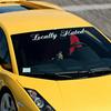 Creative Locally Hated Graphics Stickers Car Windshield Window Windscreen Decor Decal Vinyl Decoration Auto Tuning Accessories