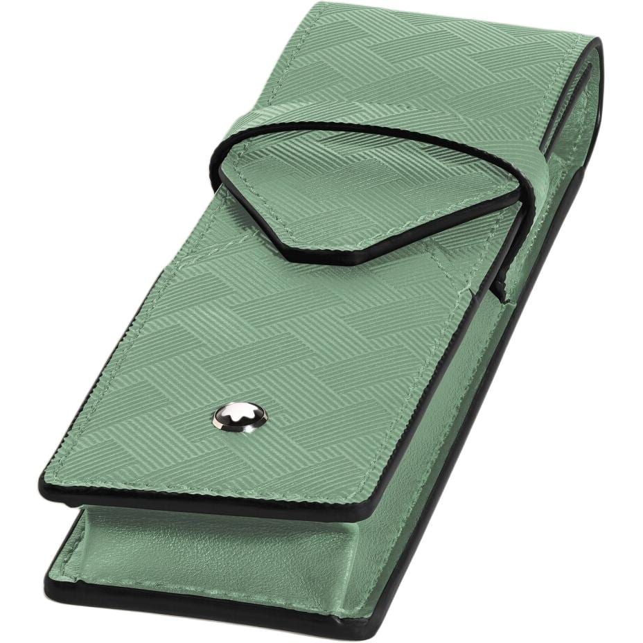 MONTBLANC Stylish 3.0 Leather Travel Storage Bag Unisex Polyamide Green MB220075
