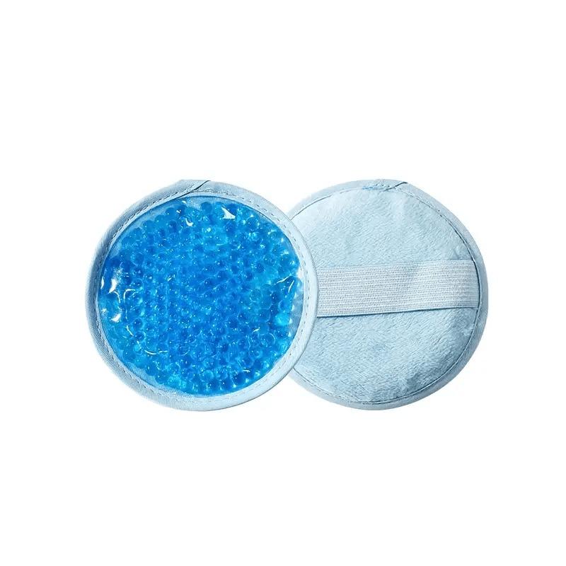 

Reusable gel ice packs for face, hands and feet, post-exercise care, household necessities, cold and hot compresses. небесно-голубой