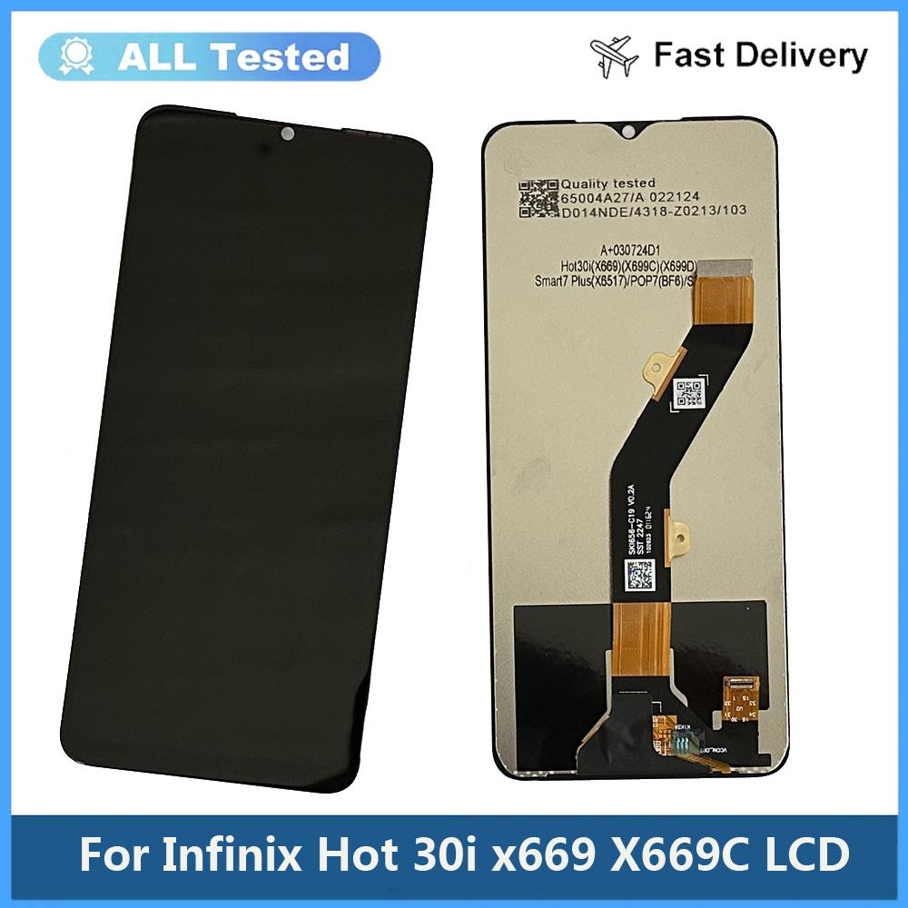 

LCD Screen and Digitizer Full Assembly For Infinix Hot 30i X669