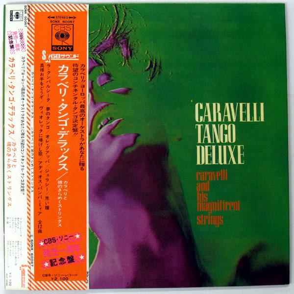 Виниловая пластинка CARAVELLI HIS MAGNIFICENT STRINGS Caravelli Tango Deluxe SONX60067 CBS SONY 1969 Япония Джаз Б/у