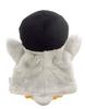 PUPPET COLLECTION MARINE Baby Pingvin Handdocka Svart