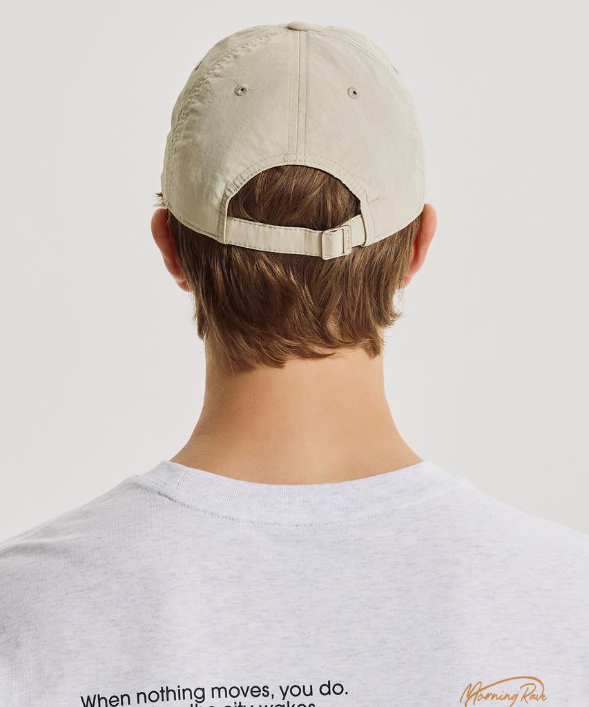 Nyuballanseu Nbgdgf1104 / Wappen Small Logo Nylon Ball Cap (Cream)