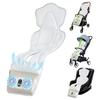 Baby Stroller Cooling Pad 3 Speeds Cooling Cushion with 2 Fans Timer Setting Breathable Mesh Cooling Liner for Stroller Crib Summer Baby Essentials