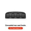 YZ Foldable Car Seat Hooks for Tesla Model 3 Y Highland 2020-2025 4 in 1 Hidden Car Seat Back Hanger Car Interior Accessories