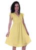 Moomaya Schiffli Dress Frill Sleeve W  V-neck Casual Relaxed Summer Garden