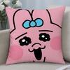 Character Opanchuusagi Cushion Cover Cushion Covers Natural Linen Breathable Sofa Bedroom Decor Pillowcase