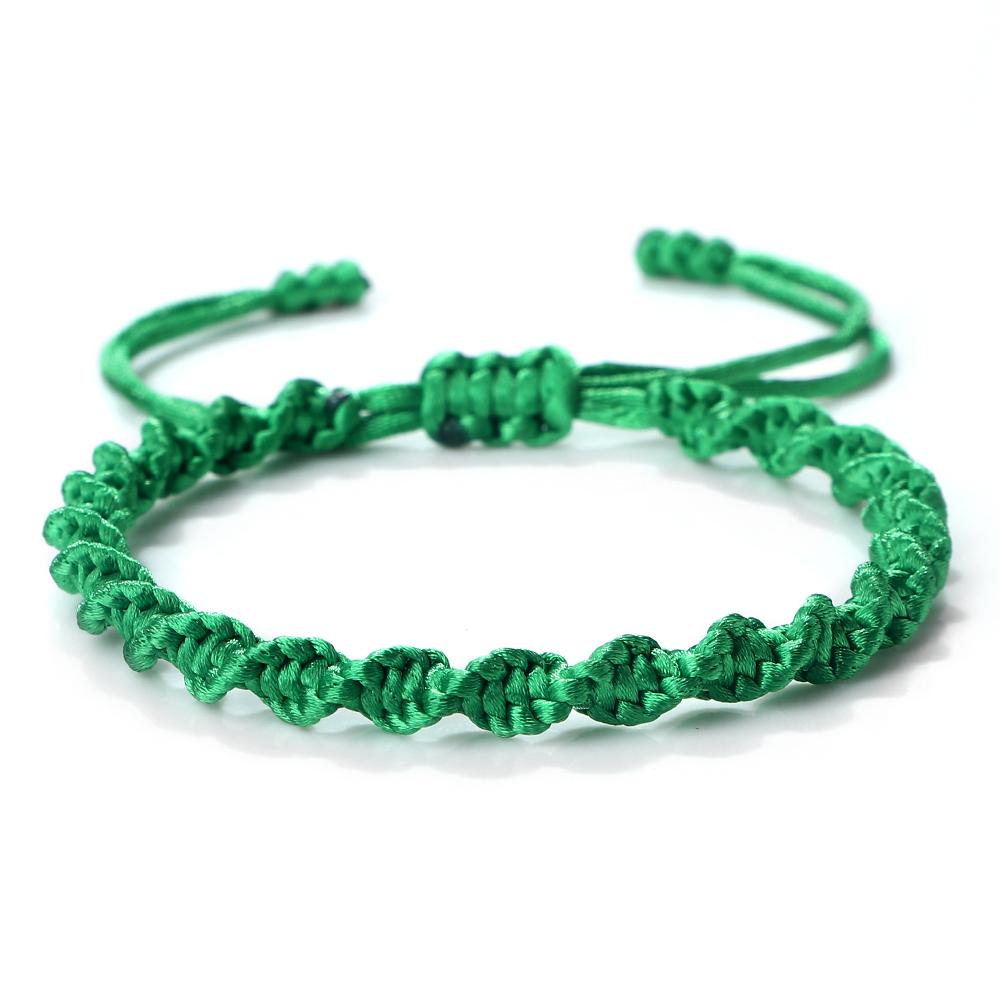 Multicolor Rope Lucky knots Bracelets Women Men Charm Woven Handmade Bangles Braided Adjustable Size Buddhism Jewelry Pulseras