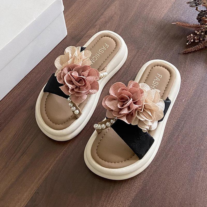 Sandals Women's Summer 2025 New High-value Beautiful Versatile Casual Muffin Thick-soled Skirt Beautiful Sandals