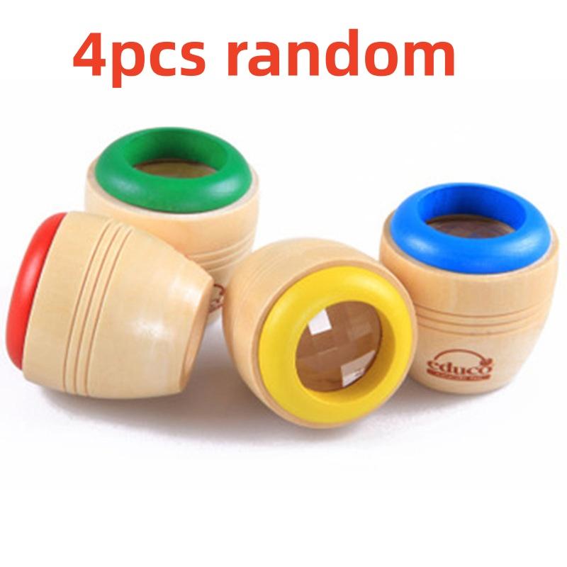 Children's Wooden Kaleidoscope Puzzle Early Education Bee Eye Prism Toy Scientific Observation Physics Experiment