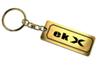 ekX Gold Black Double Ring Acrylic Original Keychain EK Cross Early Late Model Custom Parts A-629-1 & &