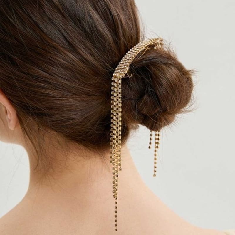 

Jean Paul Clarisse Crystal Drop Auto Pin LFAC0394 gold