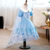 Baby Kids Girls Princess Dress Snow Queen Costume With Accessories Birthday Party Halloween Christmas Dress Up Blue