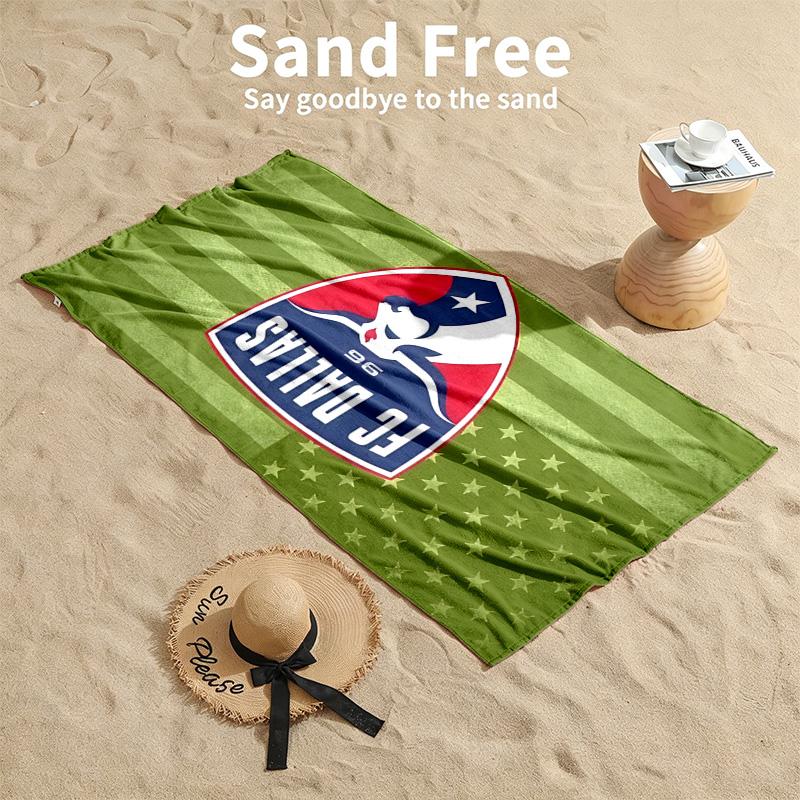 FC Dallas Beach towels also serve as bath towels summer essential a musthave for the outdoors the beach and the pool