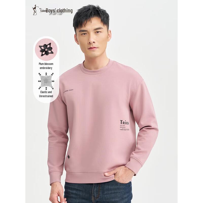 

Men s Round Neck Embroidered Sweatshirt 50