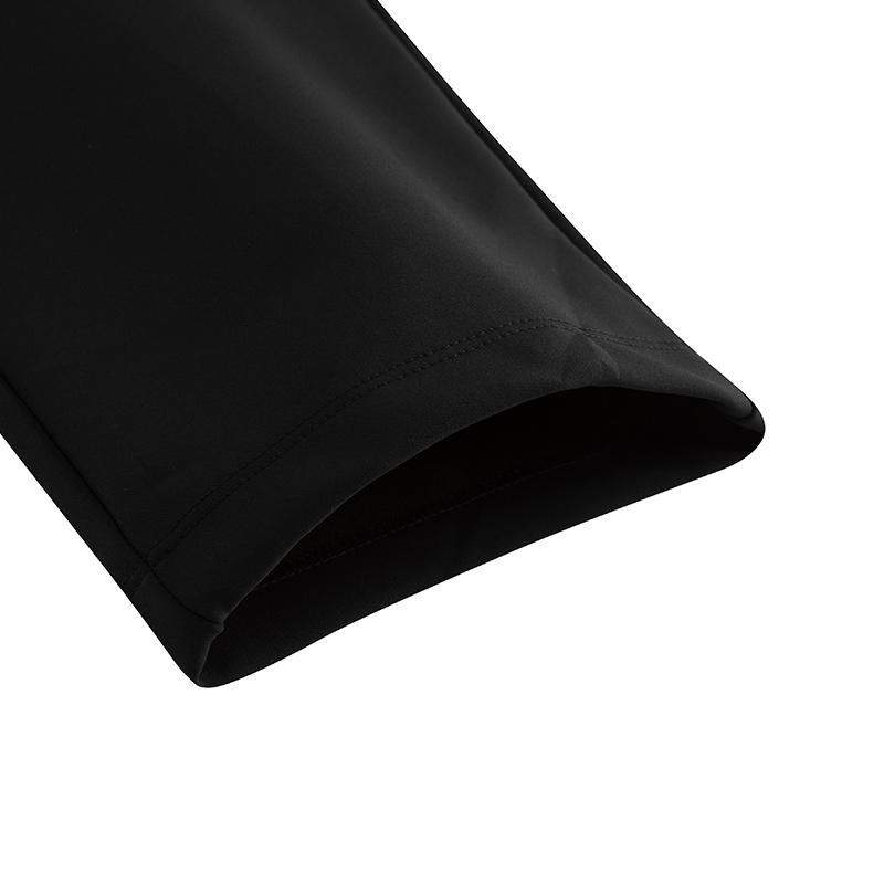 Anta Comfortable Solid Color Fleece Versatile Sports Long Pants Men Bottoms Black 152517307N-3