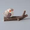 Hand Carved Texture Resin Cute Mini Bird Bird Figurine Small Statue Rustic Farmhouse
