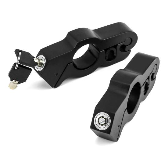 Handlebar Lock with Two Keys Heavy Duty Anti-Theft Adjustable Throttle Brake Lock Scooter Moped ATV Motorcycles Bikes Security Lock