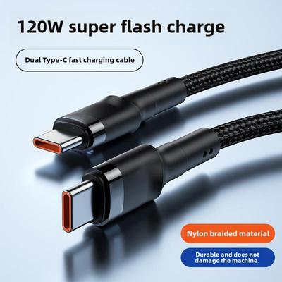 6A podwójny kabel do szybkiego ładowania typu C PD do laptopa Huawei Xiaomi, kabel do przesyłu danych transgranicznych