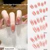 30-Piece Autumn Winter Translucent Flower Butterfly Cat Eye Nail Art Stickers