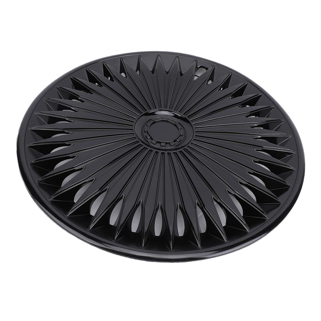 4 Pcs 17in Hubcaps Stylish Look Wear Proof ABS Universal Fit Snap On R17 Wheel Rim Cover for Most Cars Truck SUV