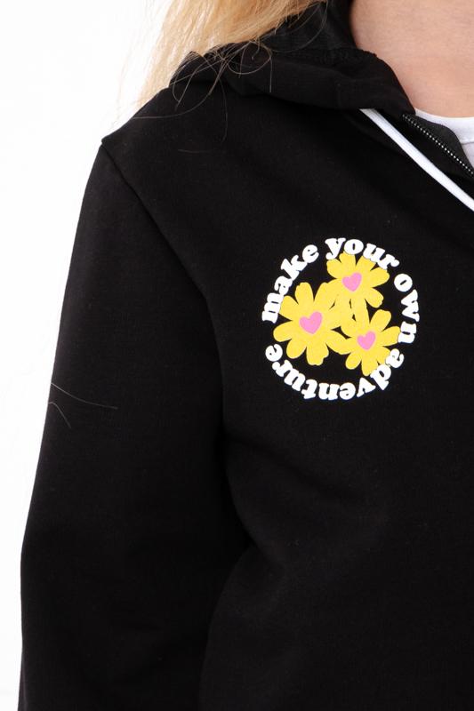 Tracksuit (girls) – Soft Double Knit, Zipper Hoodie & Cozy Fit, Any season, 6018-057-33-5-1 HC