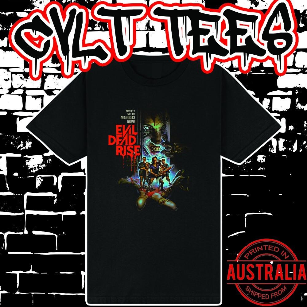 Evil Dead Rise Movie Shirt ~ Premium Black Gildan Cotton Tee Unisex T-Shirt M