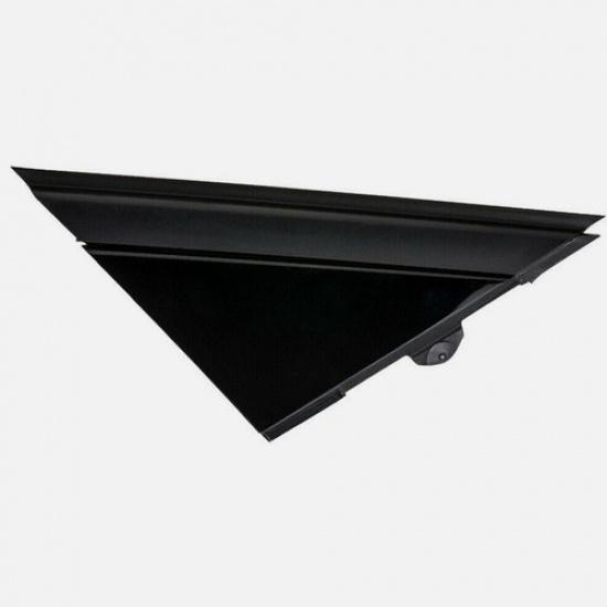 Fit For Fiat 500 Door Mirror Triangle Flag Cover Moldings Right Glossy Black
