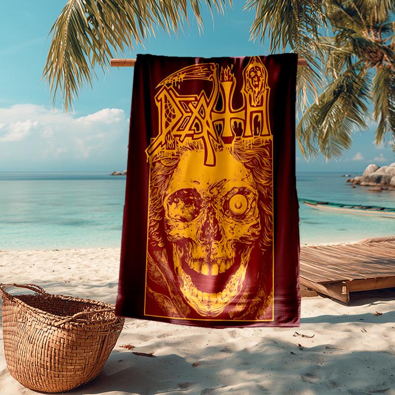 Death Fashion Beach Towel: Ideal for Summer Adventures Soft, absorbent and quick drying suitable for swimming and bathing