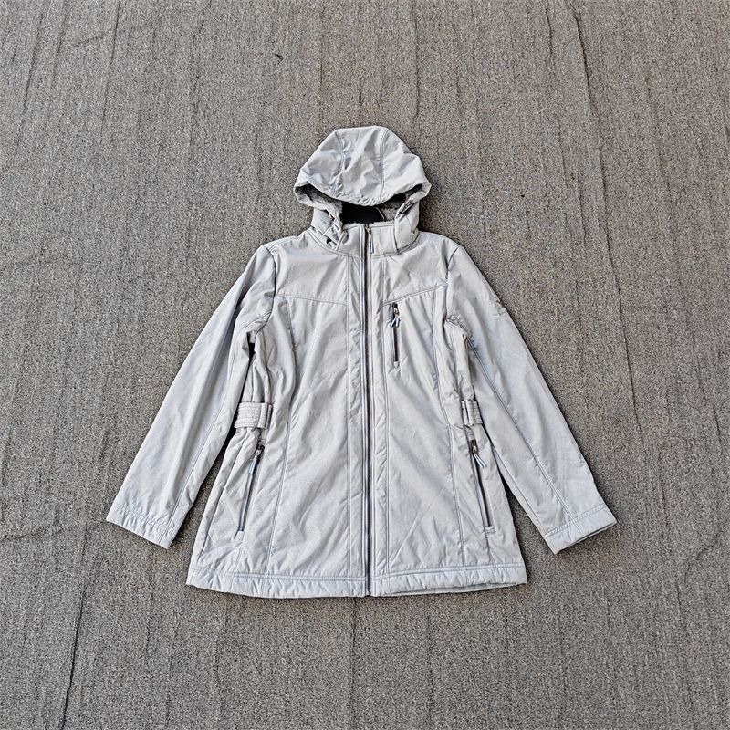 

Модный толстый коралловый флис, мягкая спортивная ветровка Light gray without cap 2XL