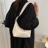 Large Capacity Solid Color Versatile Women Underarm Shoulder Bag For Daily Commute Shopping