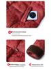Year of the Rat Women's Red Winter Down Jacket: Elegant Chinese Style for Wedding Banquets