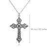 Punk Gothic Cross Necklace Men Women Vintage Bohemia Cross Pendant Necklaces Fashion Baroque Couple Necklace Jewelry