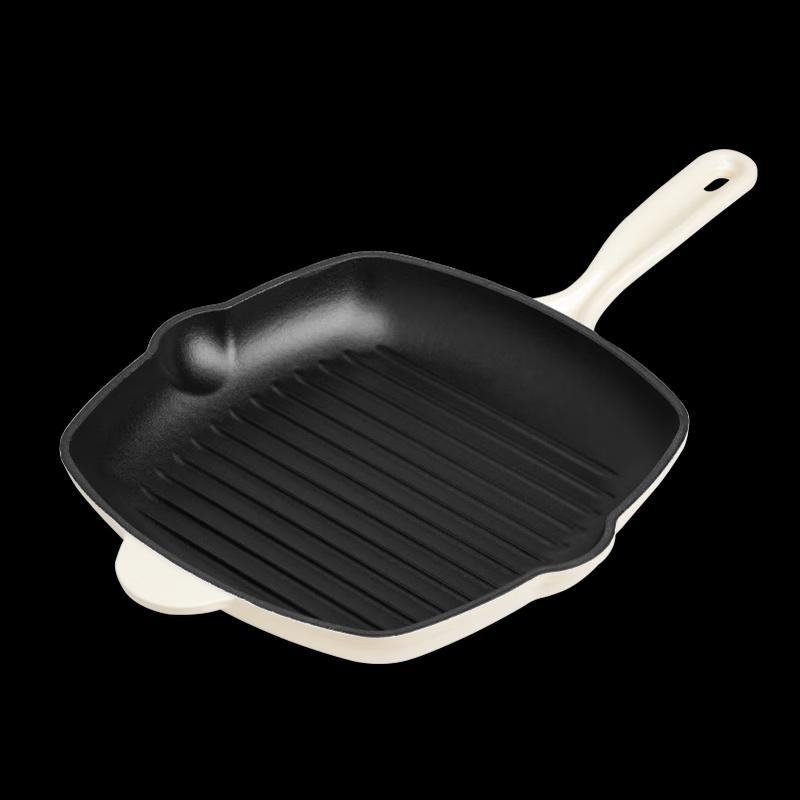 Desilon DFS-J861CNW Enamel Cast Iron Steak Frying Pan 28cm