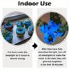 Glow In the Dark Pebbles - Blue Solar-Powered Garden Pathway Stones, Non-Toxic Luminous Plastic Rocks for Landscape Decoration