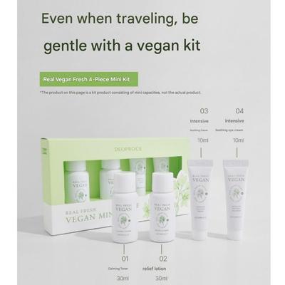 Deoproce Real Fresh Vegan Mini Reise-Kit Set