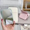 Portable Vertical Foldable Mirror Desktop Makeup Vanity Mirror for Students Dormitory Bathroom Travel Compact Cosmetic